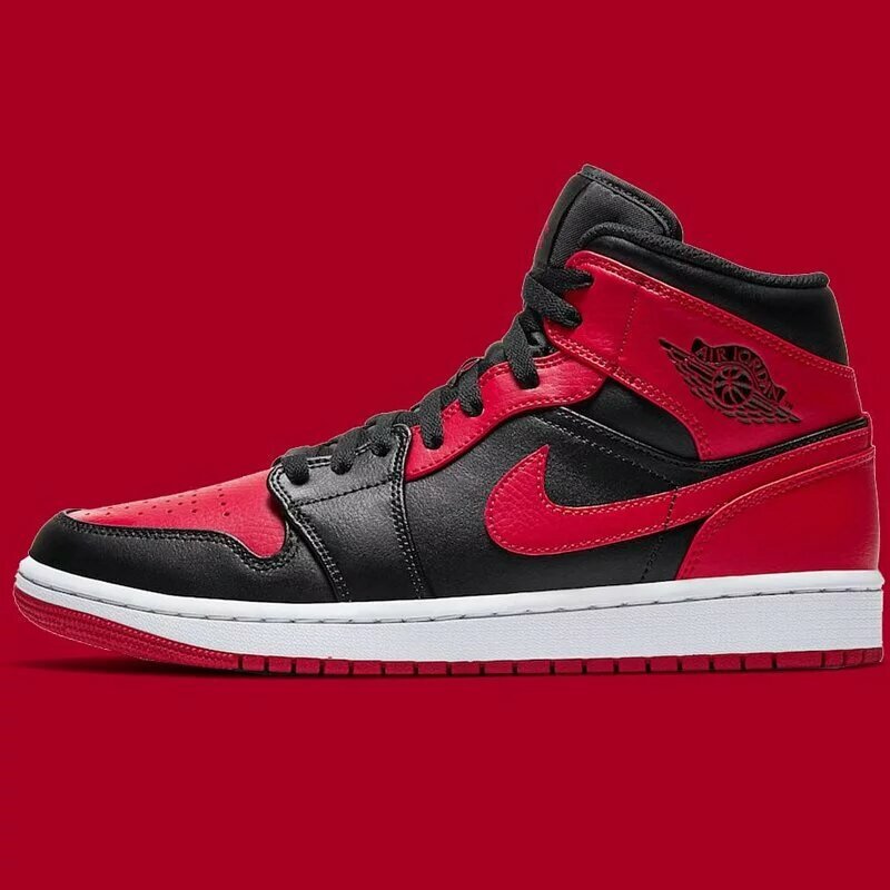 air jordan mid 1 bred